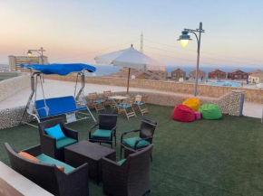 Villa with sea and pool view at porto sokhna family only